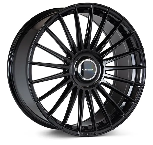 Vossen Hf-8 24X10 / 6X135 Bp / Et25 / 87.1 Cb / Deep - Gloss Black Wheel 1