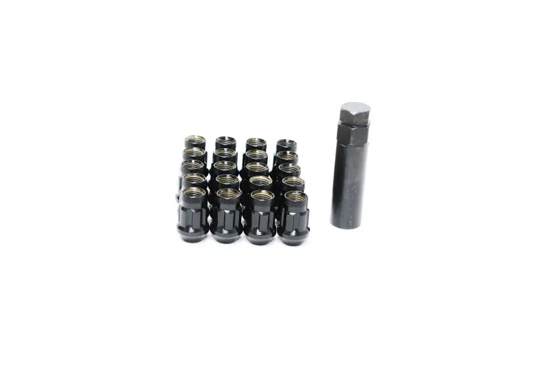 Wheel Mate Monster Lug 35 Black Short Lug Nuts Set Of 20 - M14x1.50 2