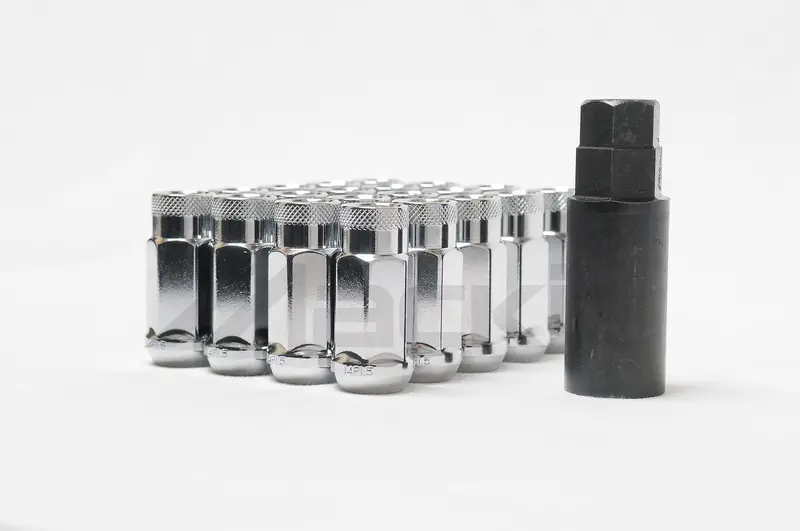 Wheel Mate Monster Open End Lug Nut Set Of 20 - Chrome 14X1.50 1