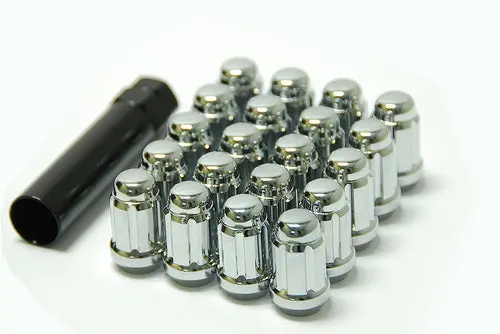 Wheel Mate Muteki Closed End Lug Nuts - Chrome 12X1.25 1