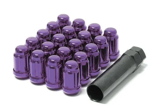 Wheel Mate Muteki Closed End Lug Nuts - Purple 12X1.50 1