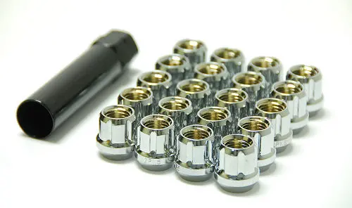 Wheel Mate Muteki Open End Lug Nuts - Chrome 12X1.50 1