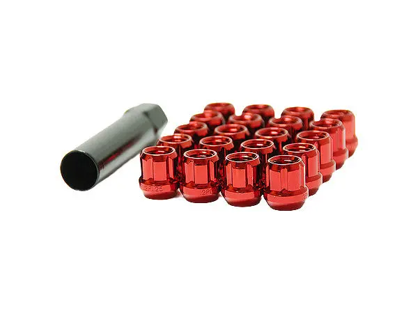 Wheel Mate Muteki Open End Lug Nuts - Red 12X1.50 1
