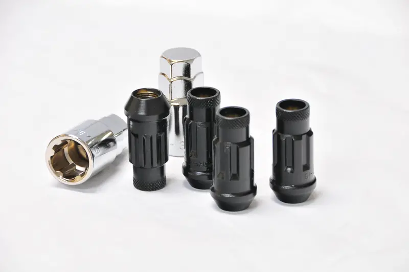 Wheel Mate Muteki Sr48 Open End Locking Lug Nut Set Of 4 - Black 12X1.25 48Mm 1