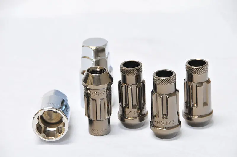 Wheel Mate Muteki Sr48 Open End Locking Lug Nut Set Of 4 - Titanium 12X1.25 48Mm 1