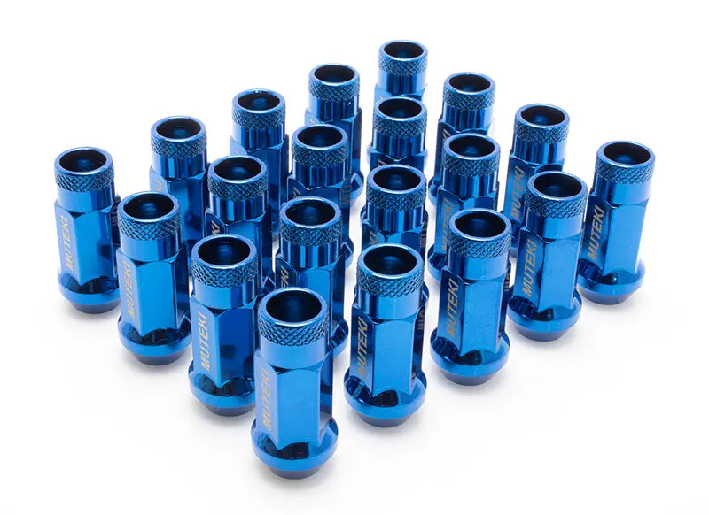 Wheel Mate Muteki Sr48 Open End Lug Nuts - Blue 12X1.25 48Mm 1