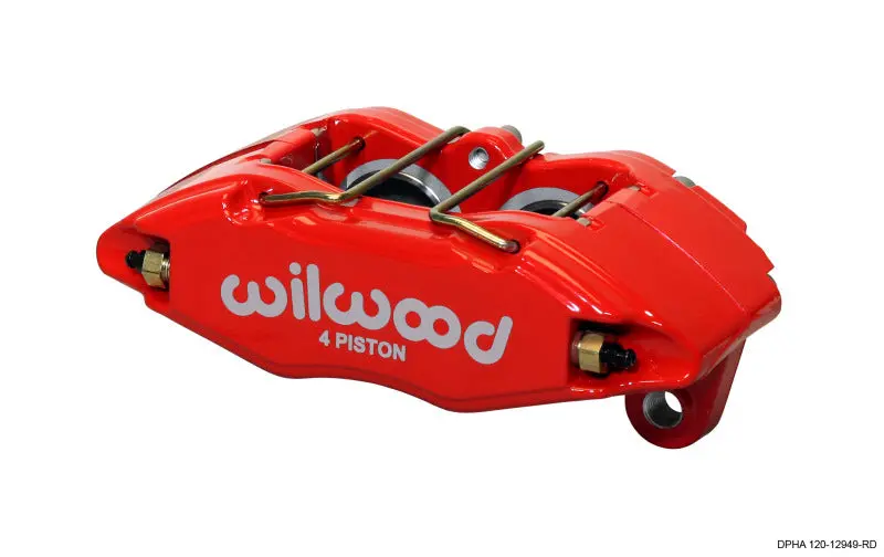 Wilwood Caliper-Dynapro Honda/Acura - Red 1.62In Pistons .83In Disc | 120-12949-Rd 1