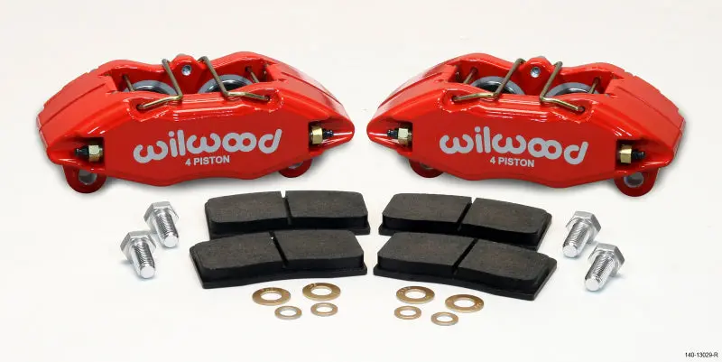 Wilwood Dpha Front Caliper & Pad Kit Red Honda / Acura W/ 262Mm Oe Rotor | 140-13029-R 1