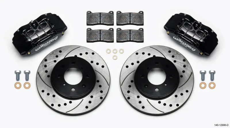 Wilwood Dpha Front Caliper & Rotor Kit Drilled Honda / Acura W/ 262Mm Oe Rotor | 140-12996-D 1