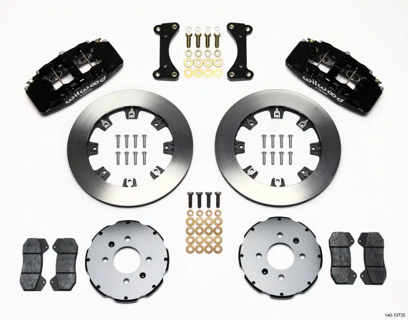Wilwood Dynapro 6 Front Hat Kit 12.19In 94-01 Honda/Acura W/262Mm Disc | 140-10735 1
