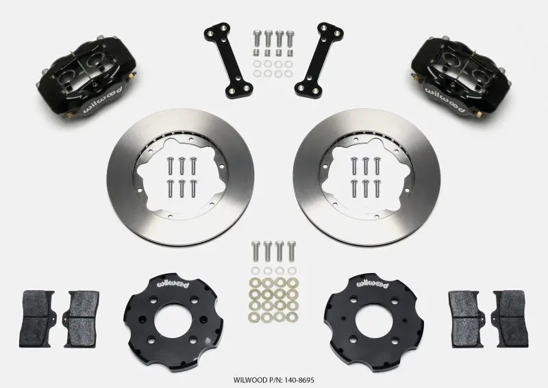 Wilwood Forged Dynalite Front Hat Kit 11.00In Integra/Civic W/Fac.240Mm Rtr | 140-8695 1