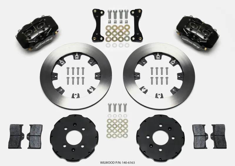 Wilwood Forged Dynalite Front Hat Kit 12.19In 94-01 Honda/Acura W/262Mm Disc | 140-6163 1