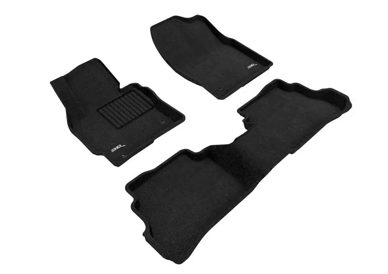 3D Maxpider Elegant Black Floor Mat Set – 2013–2016 Mazda Cx-5 (1St & 2Nd Rows) 1