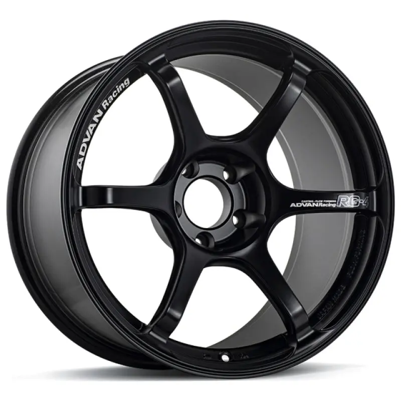 Advan Rg-4 17X7.0 / +42 / 4X100 - Semi Gloss Black 1