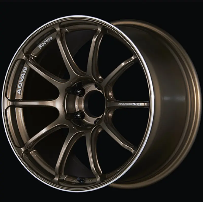 Advan Rsiii Alloy Wheel – 18X8.5 In, +47 Mm Offset, 5X100 Mm, Umber Bronze Finish With Center Ring 1