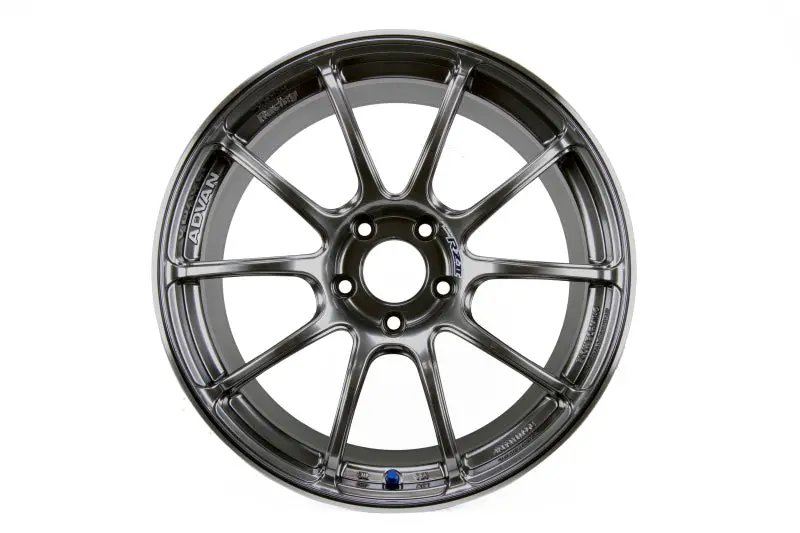 Advan Rzii 18X10.0 +25 5-114.3 Racing Hyper Black Wheel 1