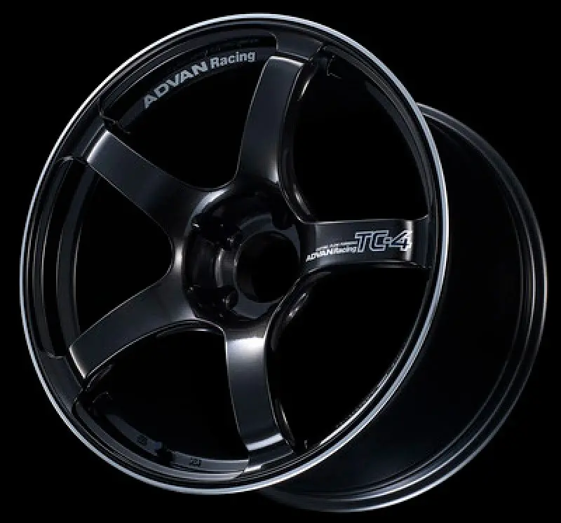 Advan Tc4 Racing Wheel – 15X6.0 Inches, +38 Offset, 4X100 Pcd, Black Gunmetallic Finish With Accent Ring 1