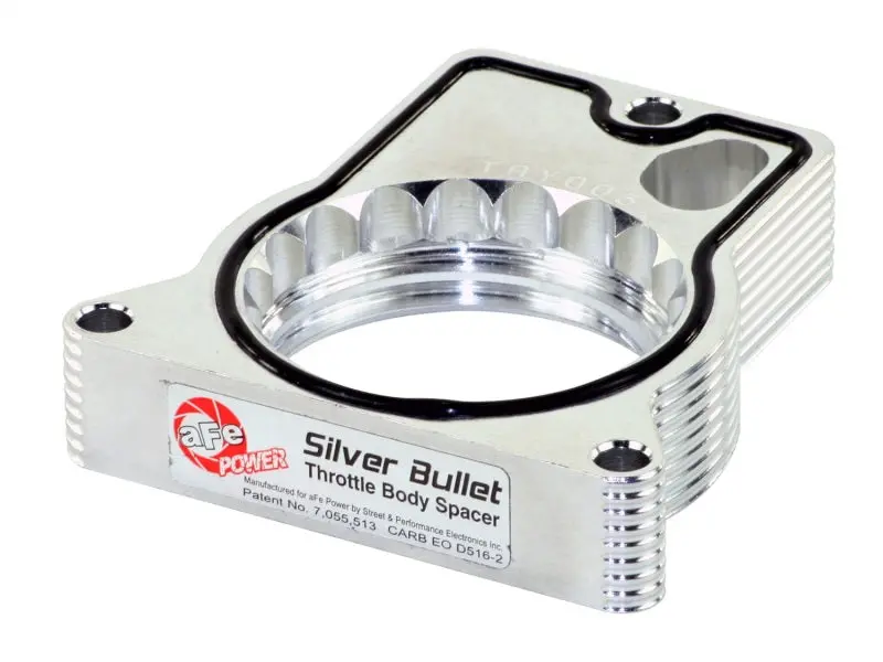 Afe Silver Bullet Throttle Body Spacer For Gm C/K 1500 Trucks (1996–2000, 4.3L V6) 1