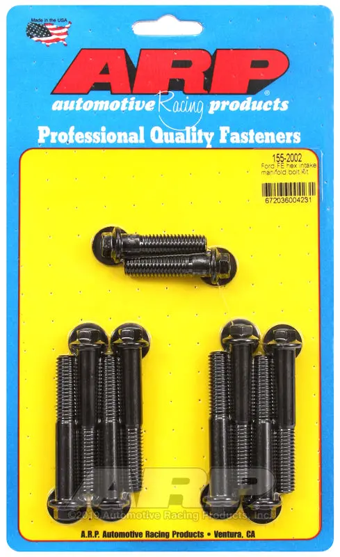 Arp Fe-Series Hex Head Intake Manifold Bolt Kit For Ford Big-Block Engines 1