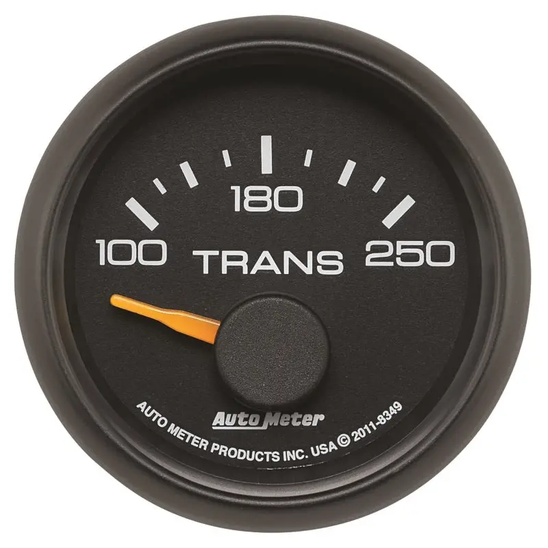 Autometer Factory-Matched Transmission Temperature Gauge For Gm Vehicles – 2-1/16-Inch Dial, 100–250°F Range, Electric 1