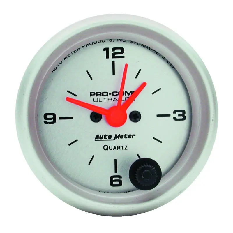 Autometer Ultra-Lite 52Mm Short-Sweep Electronic Clock – Digital Precision Timing Display 1