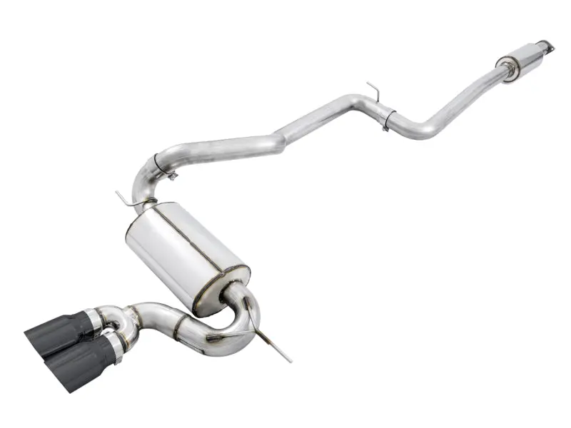 Awe Tuning Ford Focus St Touring Cat-Back Exhaust System With Resonator And Diamond Black Tips 1
