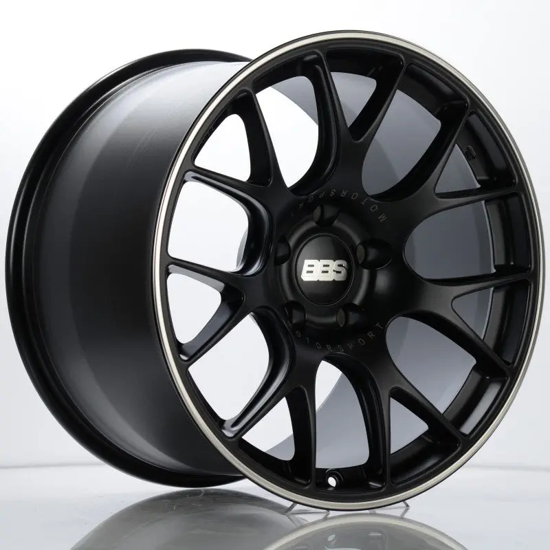 Bbs Ch-R Satin Black Polished Wheel – 19X12", 5X130Mm, Et45, Cb71.6Mm, With Rim Protector & Motorsport Etching 1