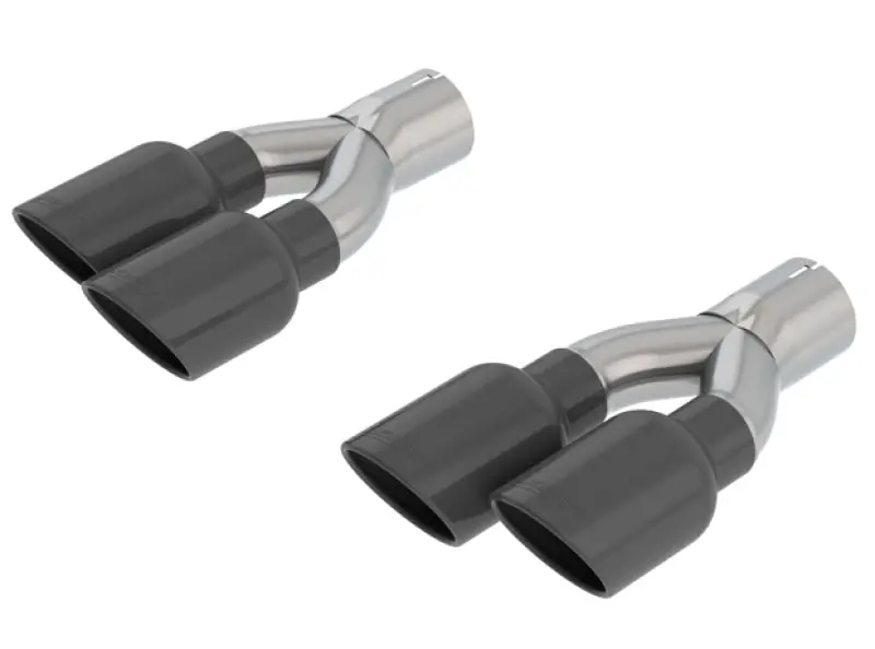 Borla Black Chrome Exhaust Tip Kit For 2018+ Jeep Grand Cherokee Trackhawk – 3" Diameter, Designed For Pn 140755 & 140756 1