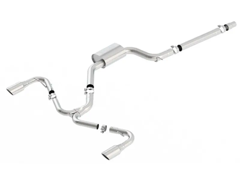 Borla S-Type Cat-Back Exhaust For 2018 Volkswagen Gti Mk7.5 (2.0T) – Stainless Steel, At/Mt Compatible 1