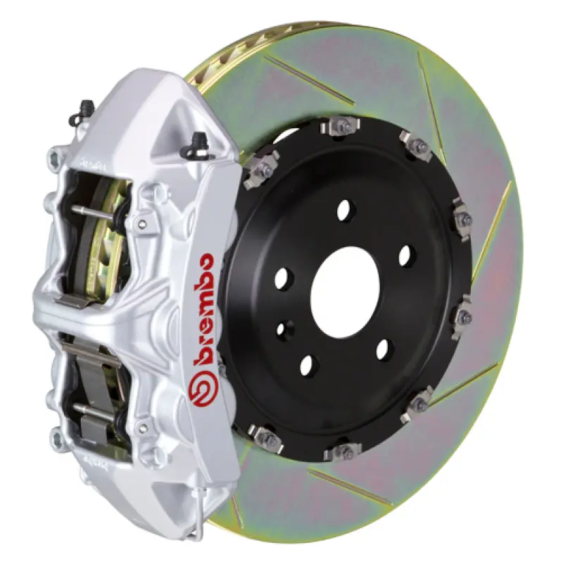 Brembo Gran Turismo Big Brake Kit – Front 6-Piston Calipers, 365X34Mm Two-Piece Slotted Rotors For 2009–2016 Hyundai Genesis 2.0T/3.8L 1