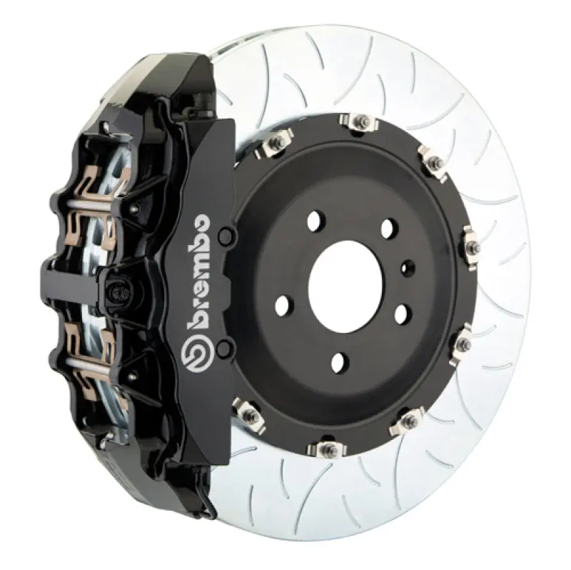 Brembo Gt Front Big Brake Kit For 2008–2017 Audi S5 – 380X34Mm Slotted Two-Piece Rotors, Black Coating 1