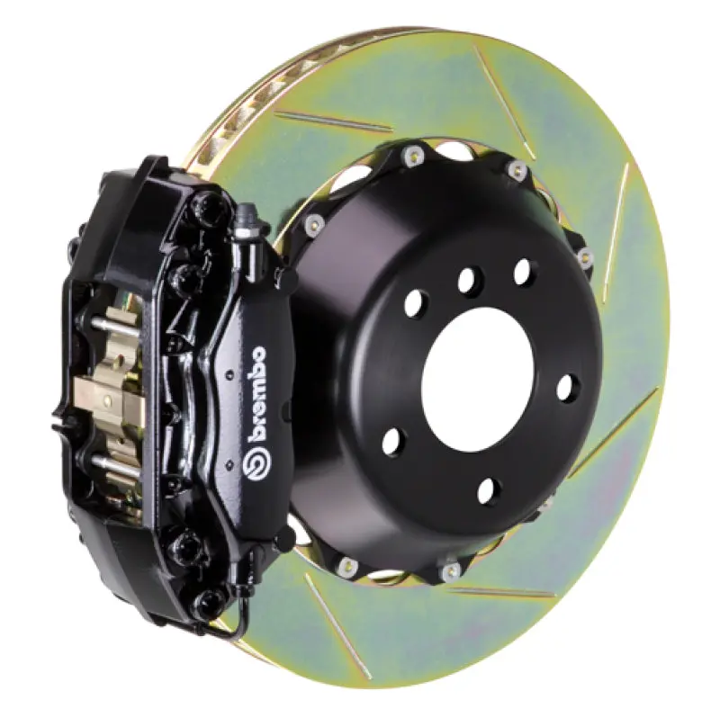 Brembo Gt Rear Brake Kit For 1999–2005 Bmw 330I (Non-Xdrive) – 4-Piston Calipers, Slotted 345X28 Rotors 1