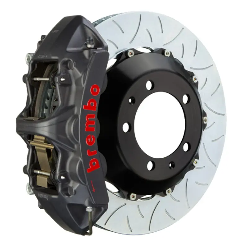 Brembo Gts Front Brake Kit For 2015–2018 Bmw M3 (Cc Brake Equipped) – 6-Piston Calipers, 380X34Mm Slotted Two-Piece Rotors 1