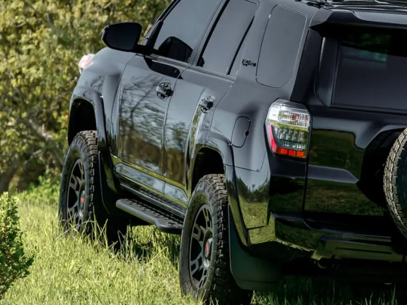 Cali Raised Bolt-On Rock Sliders For Toyota 4Runner (2010–2024) – Step-Ed Design With No Kick-Out Or Bedliner Plate Required 1