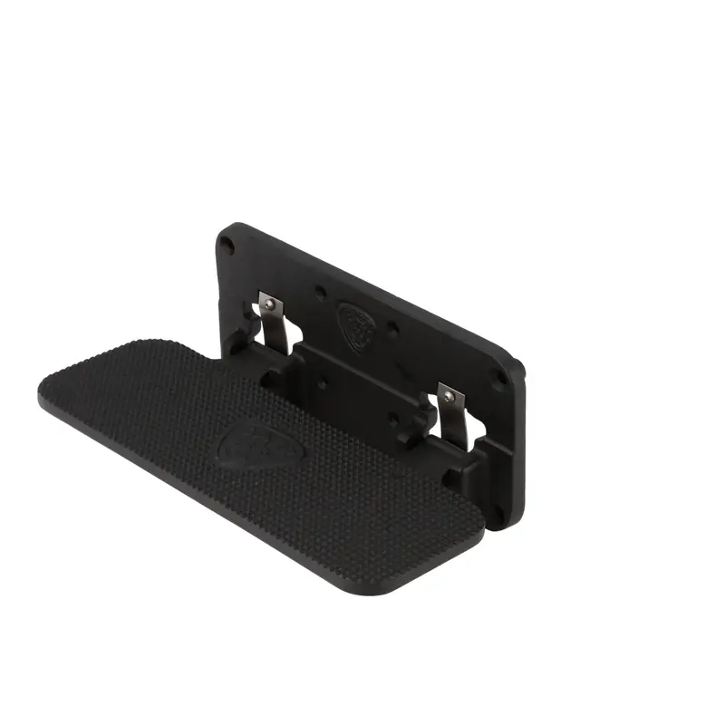 Carr Mega Step Hitch-Mounted Ladder Rack – Xp3 Series, Black Powder-Coated Steel 1