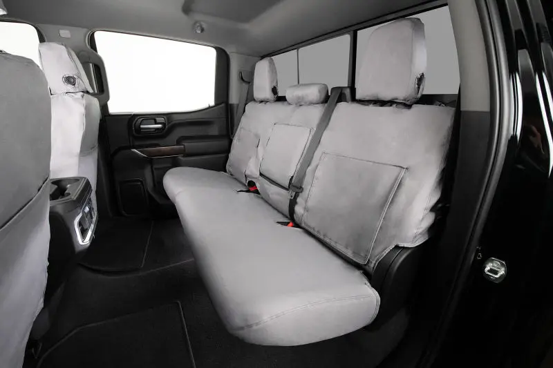 Covercraft Seatsaver Custom Front Seat Covers – Polycotton Fabric, Grey, For 2010–2012 Nissan Xterra 1