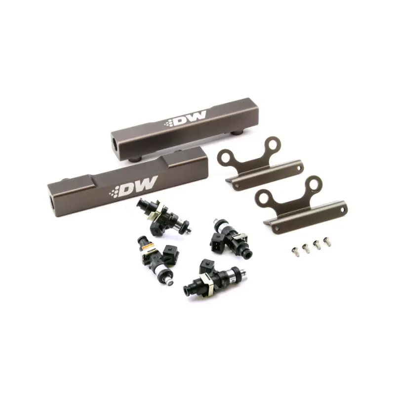 Deatschwerks Top-Fed Fuel Rail Upgrade Kit With 1500Cc Injectors For Subaru Wrx (2002+) And Sti/Lgt (2007+) 1