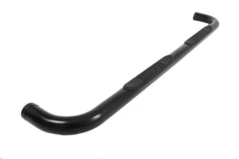 Deezee Round Tube Steps – 2014–2019 Chevrolet Silverado Extended Cab, 3″ Diameter, Black Powder-Coated Steel 1