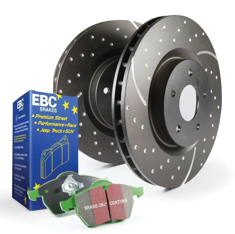 Ebc Greenstuff Brake Pad & Gd Rotor Kit – High-Friction Street Performance (S10 Series) 1