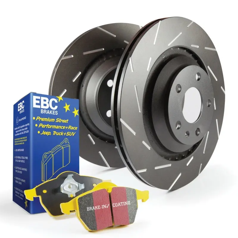 Ebc Yellowstuff High-Performance Brake Pad & Usr Drilled And Slotted Rotor Kit (S9 Series) 2