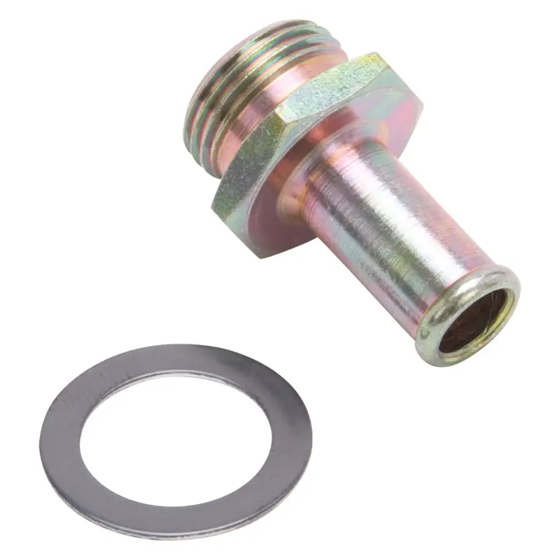 Edelbrock Fuel Inlet Fitting — Universal An-Style Adapter For Carbureted And Efi Systems 1