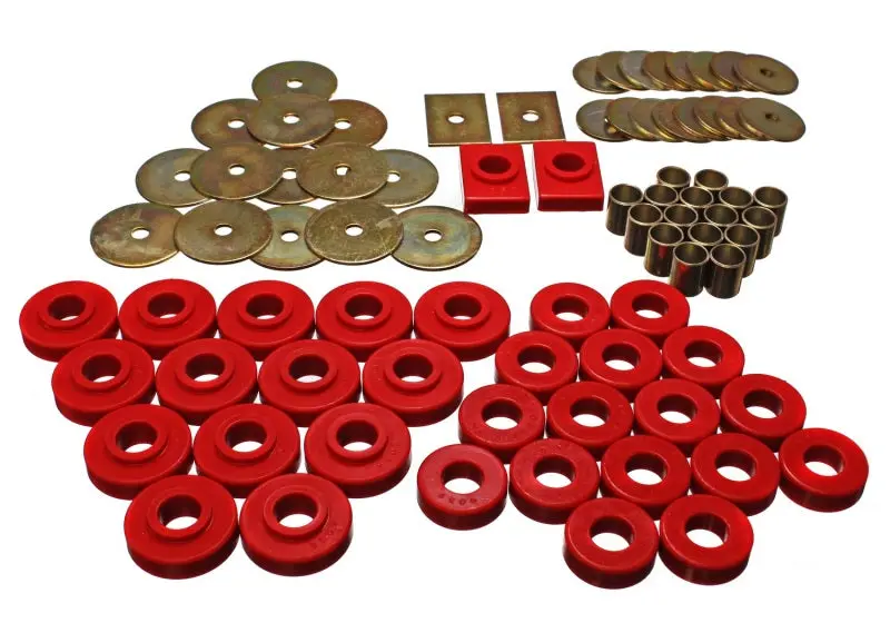 Energy Suspension Gm Body Mount Set - Red 1