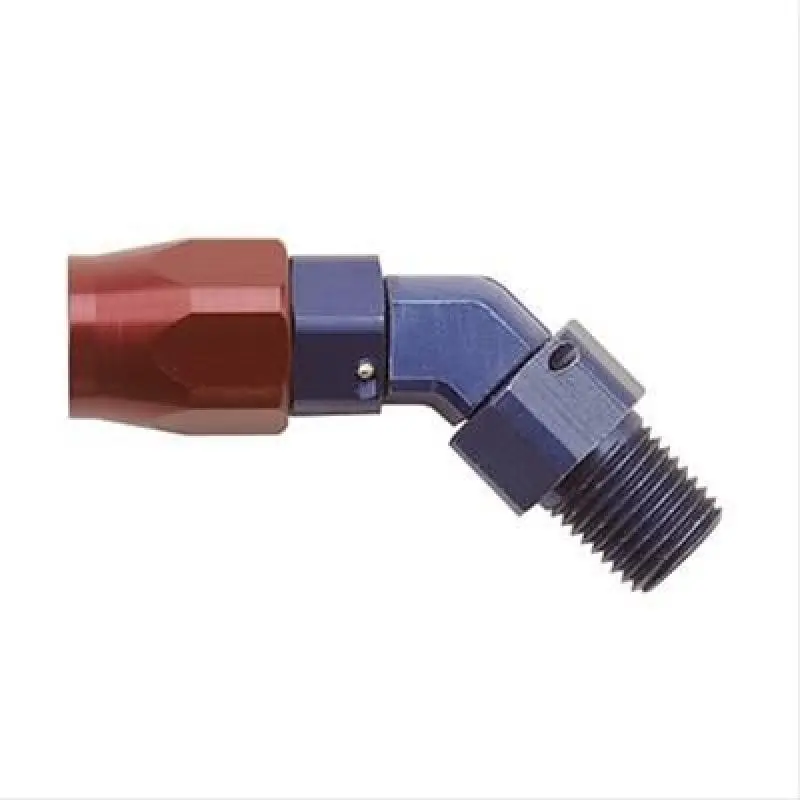 Fragola -6An X 45 Degree Hose End X 3/8 Npt - Black 1