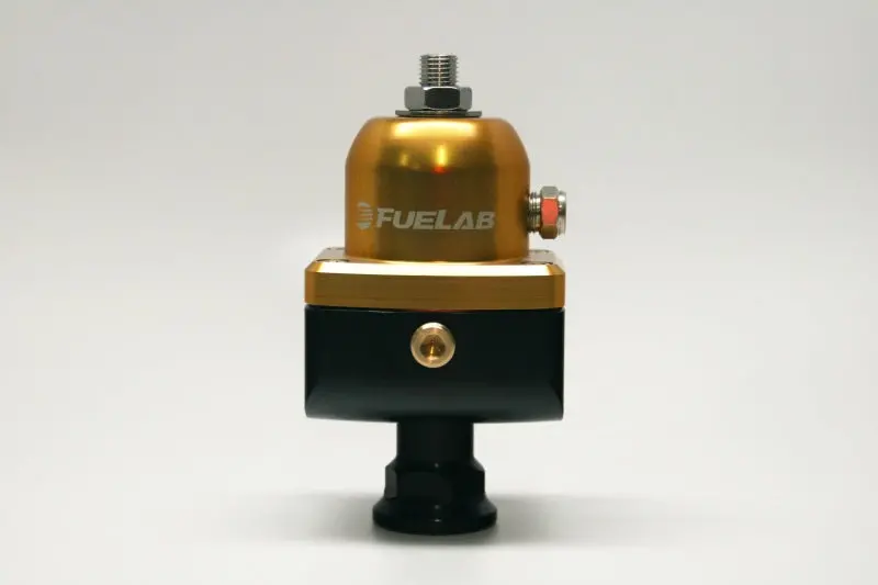 Fuelab 555 Carb Adjustable Fpr Blocking 4-12 Psi (1) -8An In (2) -8An Out - Gold 1