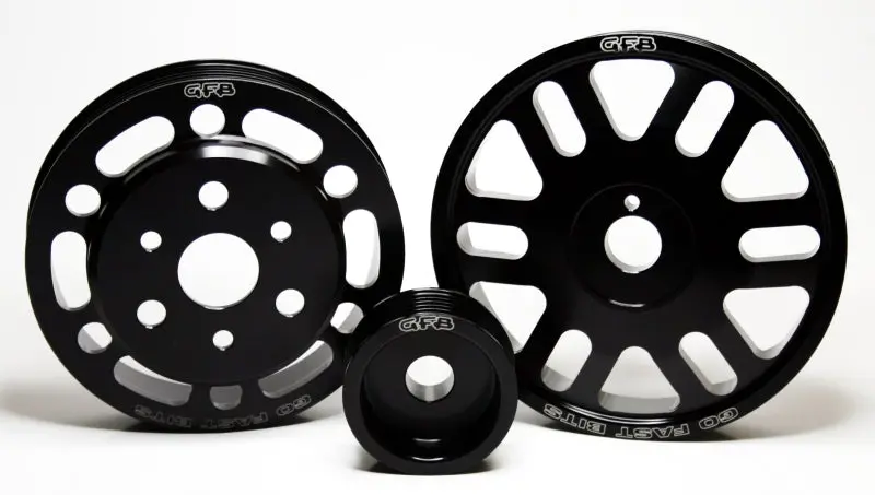 Gfb Lightweight Pulley Kit For 2013 Subaru Brz & Scion Fr-S – Crank, Alternator & Water Pump Pulleys 1