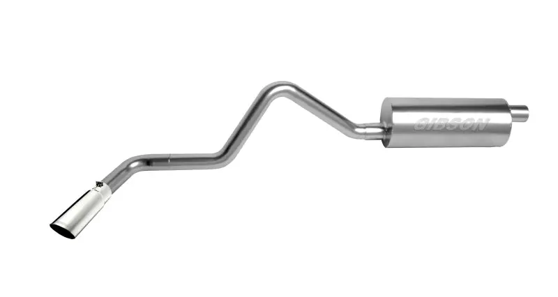 Gibson Stainless Steel Cat-Back Exhaust System – Single Exit, 3" Diameter, For 1996–1997 Chevrolet C1500 Base 5.7L V8 1