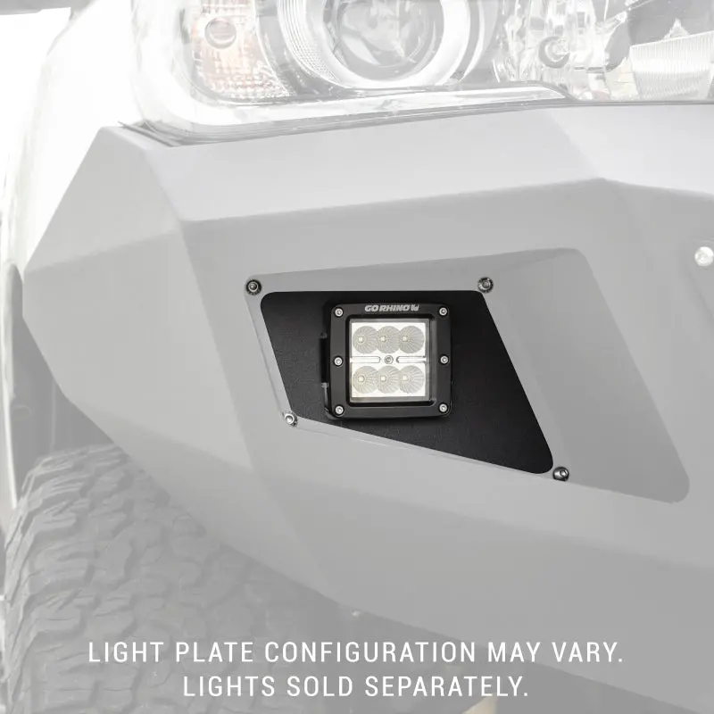 Go Rhino Br Series Light Mounting Plates Compatible With 751002 Led Light Bars 1