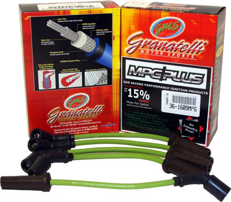 Granatelli Mpg Plus Ignition Wire Set For 1992–1995 Mazda 929 (3.0L V6) 1