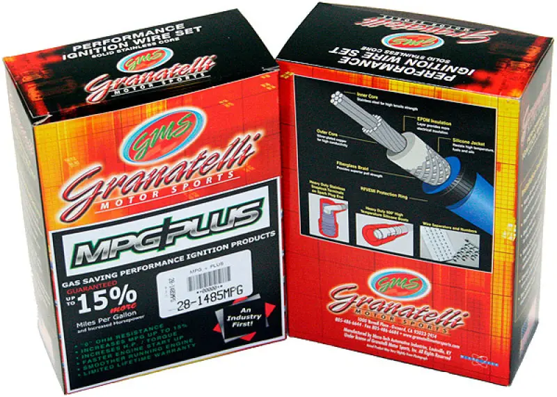 Granatelli Performance Ignition Wire Set For 2006–2010 Pontiac G3/G5/G6/G8 (3.9L V6) 1
