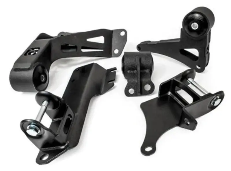Innovative K-Series Motor Mounts – 1990–1993 Acura Integra, Black Steel W/ 95A Bushings (Excludes K24 Transmission) 1